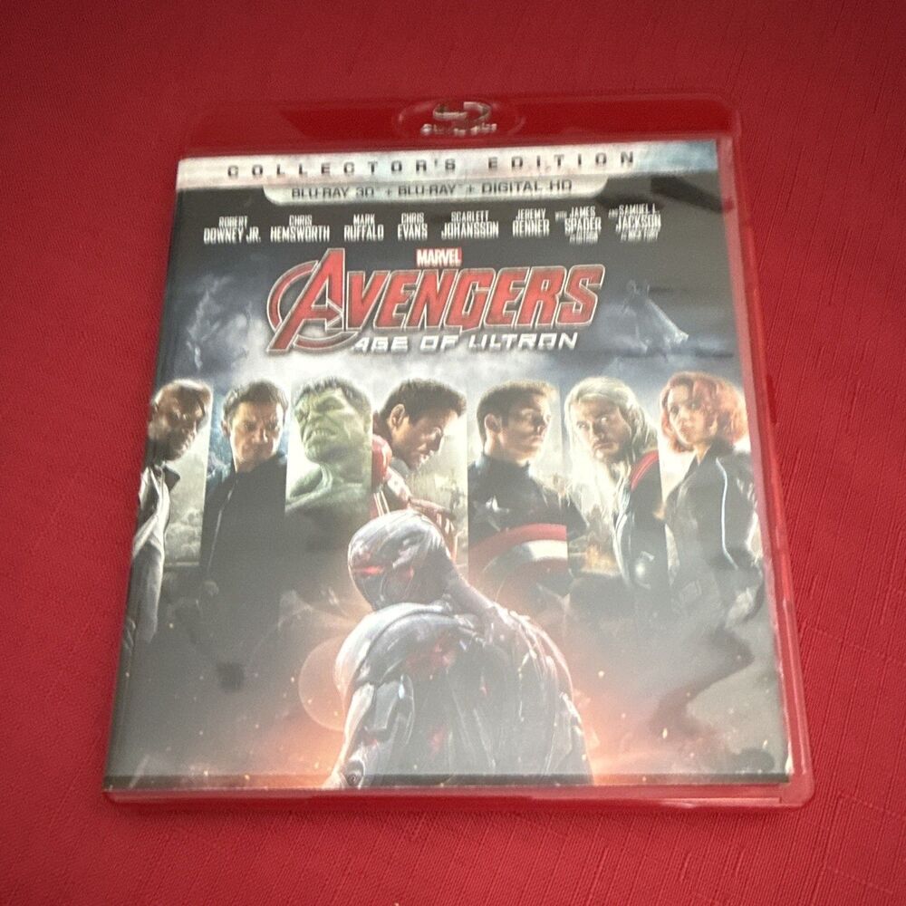 Avengers: Age of Ultron Blu-ray 3D Standard Blu-ray - Limited Edition Red Case